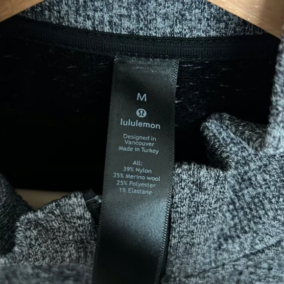 Lululemon mens unisex zip up track jacket - like new! Med - Picture 2 of 5